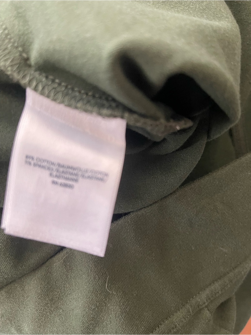 Lands' End Olive Green Wide-Leg Pull-On Pants - Picture 7 of 9